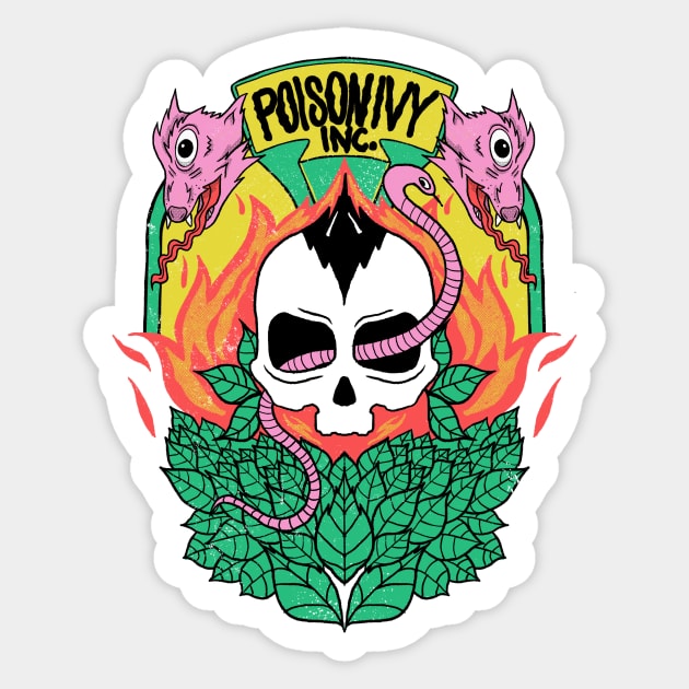 Poison Ivy Inc. Sticker by rjartworks